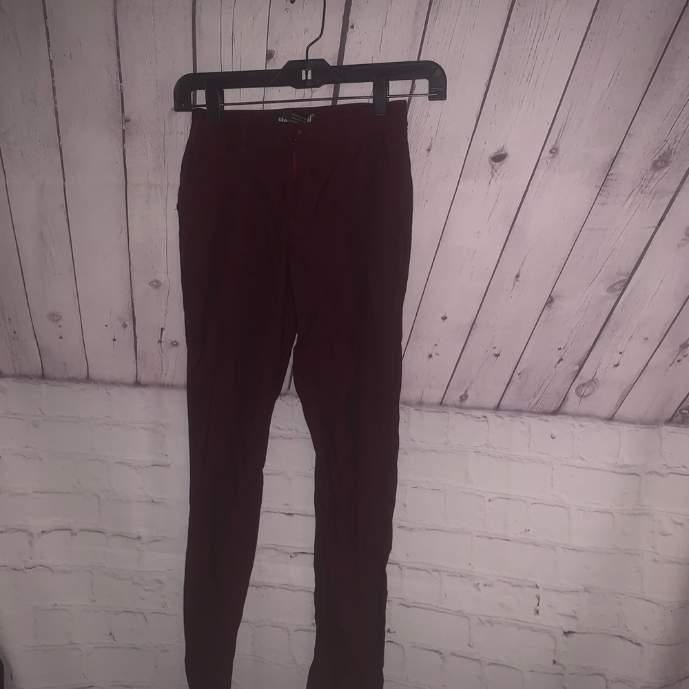 Like an Angel Kids Burgundy Casual Bottoms